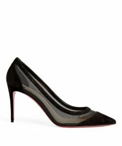 Christian Louboutin Galativi Suede Mesh-Panel Pumps 85 CM47 Courts -Christian Louboutin Online Shop christian louboutin galativi suede mesh panel pumps 85 16571715 32158493 1000