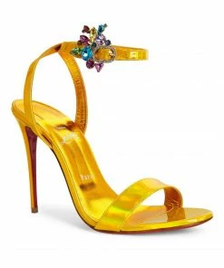 Christian Louboutin Goldie Joli Embellished Leather Sandals 100 Y249 Heeled Sandals -Christian Louboutin Online Shop christian louboutin goldie joli embellished leather sandals 100 17762848 37341611 1000