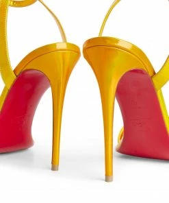 Christian Louboutin Goldie Joli Embellished Leather Sandals 100 Y249 Heeled Sandals -Christian Louboutin Online Shop christian louboutin goldie joli embellished leather sandals 100 17762848 37343149 1000