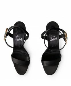Christian Louboutin Goldie Joli Embellished Satin Sandals 100 B439 Heeled Sandals -Christian Louboutin Online Shop christian louboutin goldie joli embellished satin sandals 100 17762731 37330010 1000