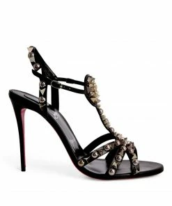 Christian Louboutin Online Shop 6 Christian Louboutin Goldora Embellished Leather Sandals 100 B580 Heeled Sandals