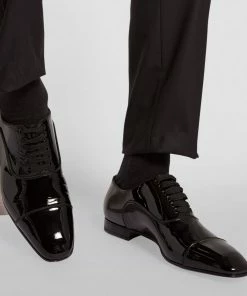 Christian Louboutin Greggo Patent Leather Oxford Shoes BK01 Smart Shoes -Christian Louboutin Online Shop christian louboutin greggo patent leather oxford shoes 16592670 32307436 1000