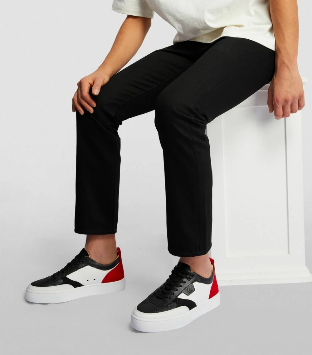 Christian Louboutin Happyrui Leather Sneakers CMA3 Low-Top Sneakers 2 Christian Louboutin Happyrui Leather Sneakers CMA3 Low-Top Sneakers - Image 2