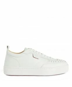 Christian Louboutin Happyrui Spikes Leather Sneakers W256 Low-Top Sneakers -Christian Louboutin Online Shop christian louboutin happyrui spikes leather sneakers 16566524 32139338 1000