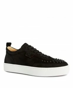 Christian Louboutin Happyrui Spikes Suede Sneakers B026 Slip-On Sneakers