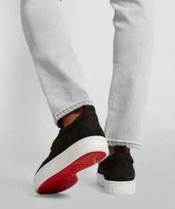 Christian Louboutin Happyrui Spikes Suede Sneakers B026 Slip-On Sneakers -Christian Louboutin Online Shop christian louboutin happyrui spikes suede sneakers 16592679 32309311 1000