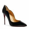 Christian Louboutin Hot Chick Patent Leather Pumps 100 BK01 Ballet Flats