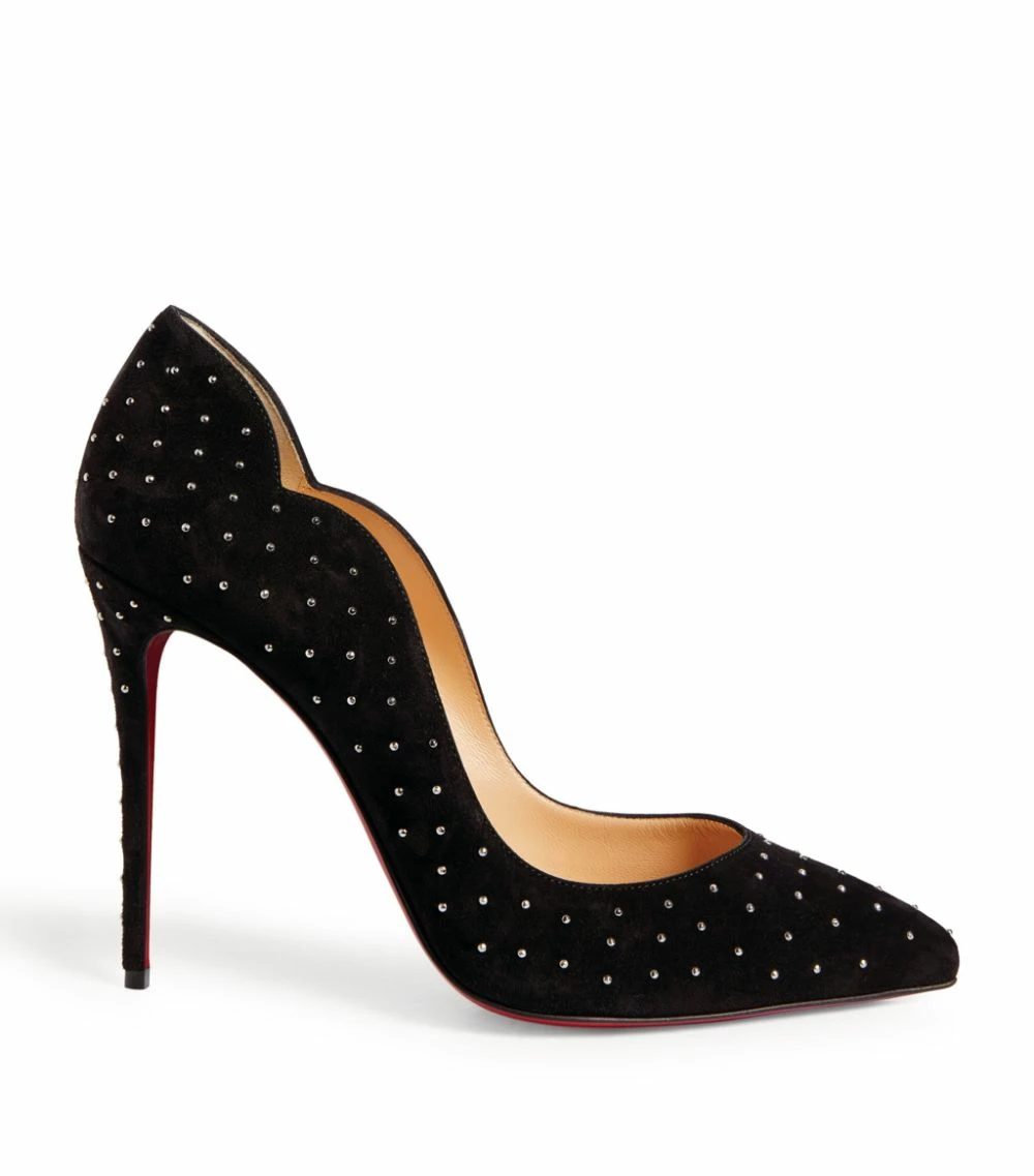 Christian Louboutin Hot Chick Plume Suede Pumps 100 BK65 Courts 1 Christian Louboutin Hot Chick Plume Suede Pumps 100 BK65 Courts