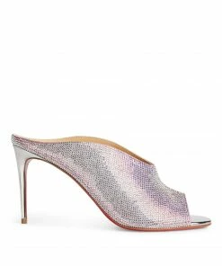 Christian Louboutin Iced Bear Embellished Mules 85 Q889 Heeled Mules -Christian Louboutin Online Shop christian louboutin iced bear embellished mules 85 16625789 32335366 1000