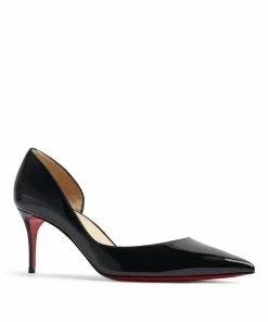 Christian Louboutin Iriza Patent Leather Pumps 70 BK01 Ballet Flats