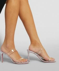 Christian Louboutin Just Nothing Embellished Mules 85 Q885 Heel Sandals 11 Christian Louboutin Just Nothing Embellished Mules 85 Q885 Heel Sandals -Christian Louboutin Online Shop christian louboutin just nothing embellished mules 85 16585506 32207657 1000