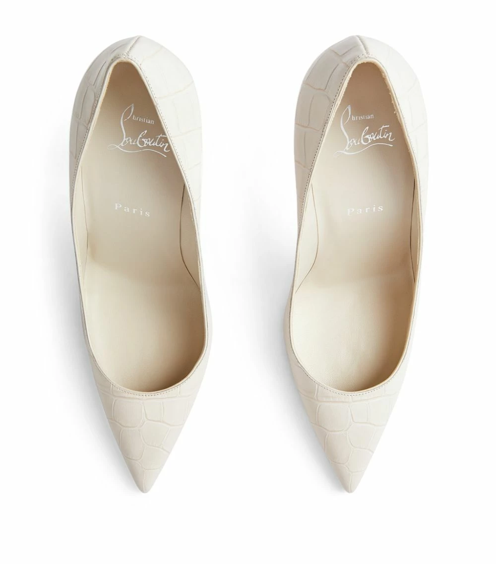 Christian Louboutin Kate Croc-Embossed Leather Pumps 100 W408 Courts 3 Christian Louboutin Kate Croc-Embossed Leather Pumps 100 W408 Courts - Image 3