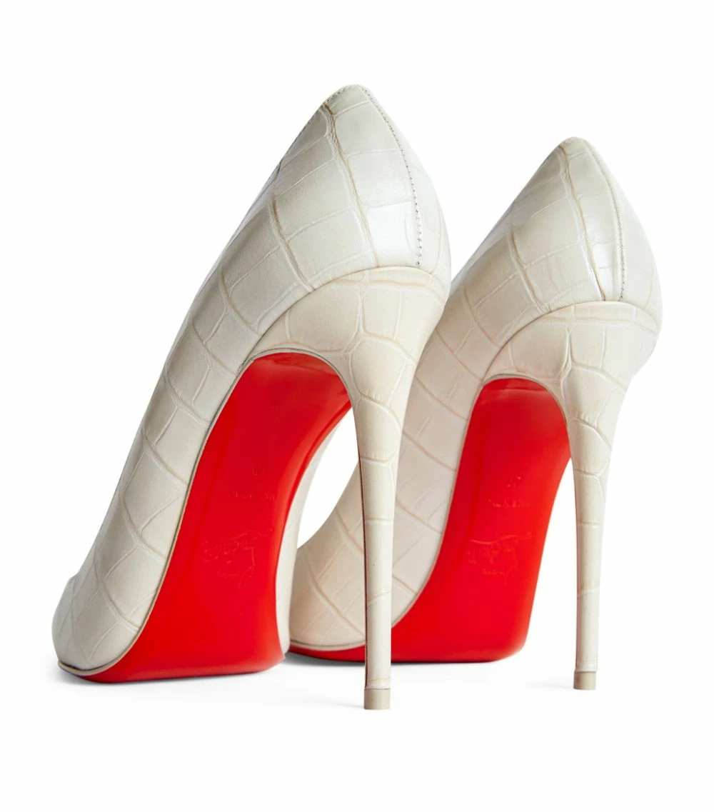 Christian Louboutin Kate Croc-Embossed Leather Pumps 100 W408 Courts 7 Christian Louboutin Kate Croc-Embossed Leather Pumps 100 W408 Courts - Image 7