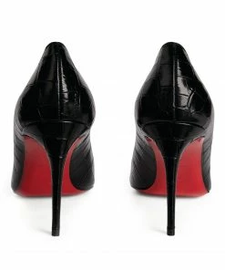 Christian Louboutin Kate Croc-Embossed Leather Pumps 85 BK01 Courts -Christian Louboutin Online Shop christian louboutin kate croc embossed leather pumps 85 17296520 35371360 1000