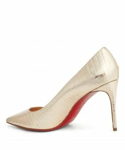 Christian Louboutin Kate Croc-Embossed Metallic Pumps 85 PL07 Courts -Christian Louboutin Online Shop christian louboutin kate croc embossed metallic pumps 85 17471625 36702890 1000