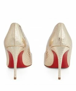 Christian Louboutin Kate Croc-Embossed Metallic Pumps 85 PL07 Courts -Christian Louboutin Online Shop christian louboutin kate croc embossed metallic pumps 85 17471625 36703783 1000