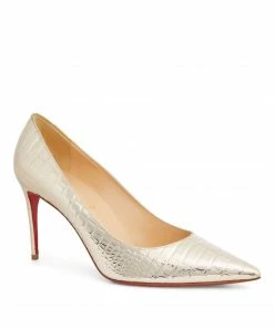 Christian Louboutin Kate Croc-Embossed Metallic Pumps 85 PL07 Courts -Christian Louboutin Online Shop christian louboutin kate croc embossed metallic pumps 85 17471625 36703787 1000