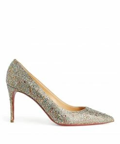 Christian Louboutin Kate Embellished Strass Pumps 85 J471 Courts