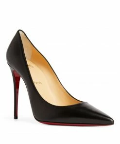 Christian Louboutin Kate Leather Pumps 100 BK01 Courts