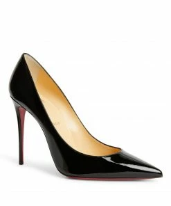 Christian Louboutin Kate Patent Leather Pumps 100 BK01 Courts