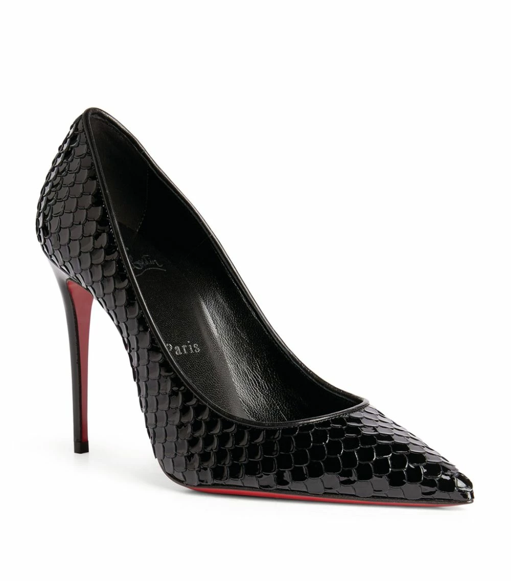 Christian Louboutin Kate Scale-Embossed Pumps 100 B439 Courts 5 Christian Louboutin Kate Scale-Embossed Pumps 100 B439 Courts - Image 5