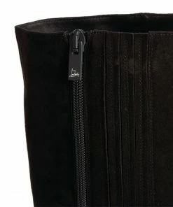 Christian Louboutin Kate Suede Boots 100 BK01 Ankle Boots -Christian Louboutin Online Shop christian louboutin kate suede boots 100 17378403 35874853 1000