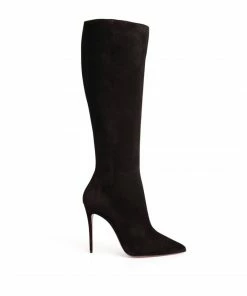Christian Louboutin Kate Suede Boots 100 BK01 Ankle Boots