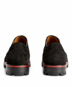 Christian Louboutin Laurlaf Suede Brogues BK01 Smart Shoes -Christian Louboutin Online Shop christian louboutin laurlaf suede brogues 16559777 32106709 1000