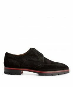 Christian Louboutin Laurlaf Suede Brogues BK01 Smart Shoes -Christian Louboutin Online Shop christian louboutin laurlaf suede brogues 16559777 32107018 1000