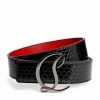 Christian Louboutin Leather Logo Belt B078 Belts