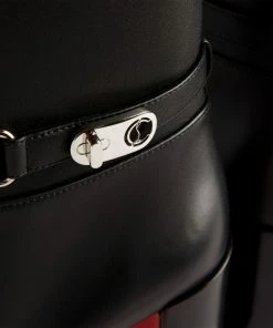 Christian Louboutin Lock Botta Leather Ankle Boots 70 BK5T -Christian Louboutin Online Shop christian louboutin lock botta leather ankle boots 70 17761987 37268341 1000