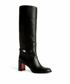 Christian Louboutin Lock Botta Leather Knee-High Boots 70 BK5T Knee High Boots 9 Christian Louboutin Lock Botta Leather Knee-High Boots 70 BK5T Knee High Boots -Christian Louboutin Online Shop christian louboutin lock botta leather knee high boots 70 17762806 37301545 1000