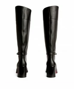 Christian Louboutin Lock Botta Leather Knee-High Boots 70 BK5T Knee High Boots 8 Christian Louboutin Lock Botta Leather Knee-High Boots 70 BK5T Knee High Boots -Christian Louboutin Online Shop christian louboutin lock botta leather knee high boots 70 17762806 37301547 1000