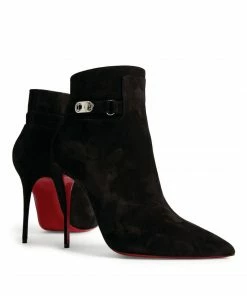 Christian Louboutin Lock So Kate Suede Ankle Boots 100 BK01 11 Christian Louboutin Lock So Kate Suede Ankle Boots 100 BK01 -Christian Louboutin Online Shop christian louboutin lock so kate suede ankle boots 100 17762855 37248671 1000