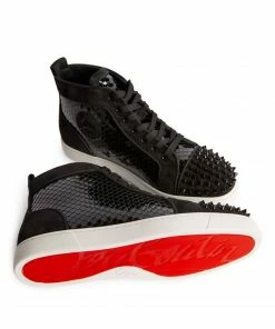 Christian Louboutin Lou Spikes High-Top Leather Sneakers CM53 High-Top Sneakers -Christian Louboutin Online Shop christian louboutin lou spikes high top leather sneakers 17763745 37248614 1000
