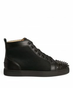 Christian Louboutin Lou Spikes Orlato Leather High-Top Sneakers B142 Low-Top Sneakers