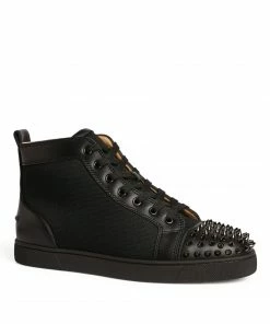Christian Louboutin Lou Spikes Orlato Leather High-Top Sneakers B142 Low-Top Sneakers -Christian Louboutin Online Shop christian louboutin lou spikes orlato leather high top sneakers 17178478 34663370 1000