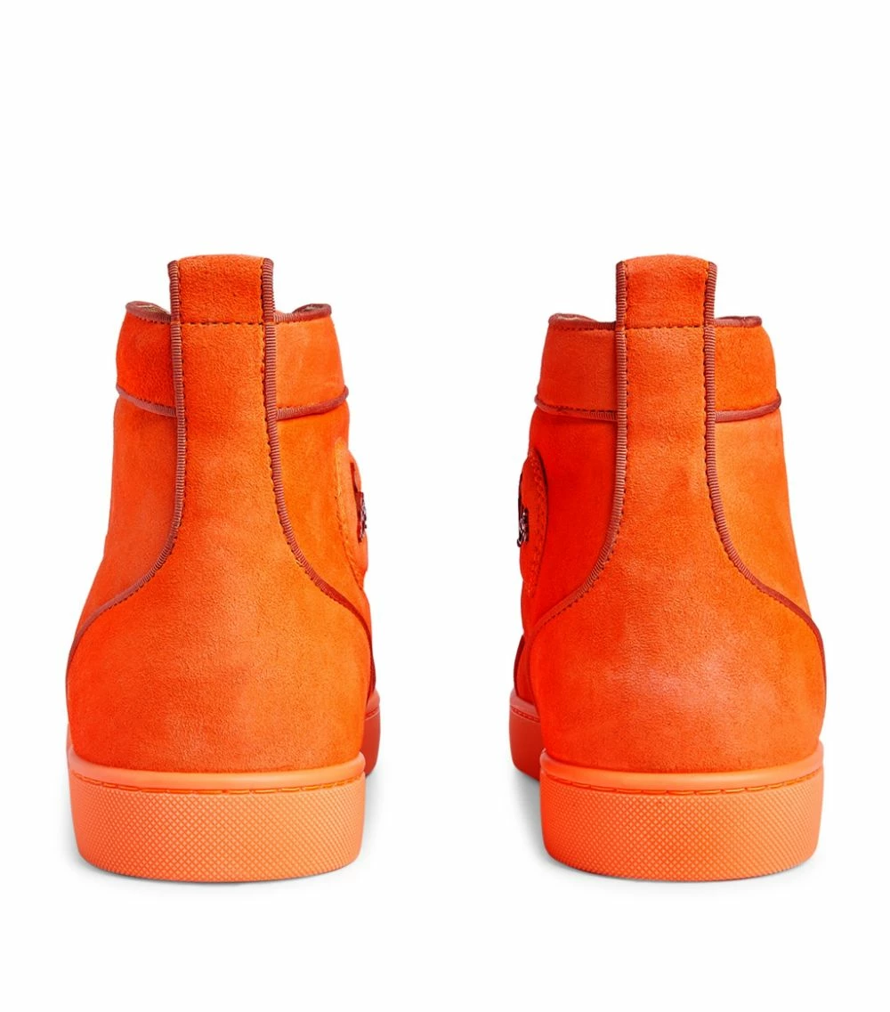 Christian Louboutin Lou Spikes Orlato Suede High-Top Sneakers O214 4 Christian Louboutin Lou Spikes Orlato Suede High-Top Sneakers O214 - Image 4