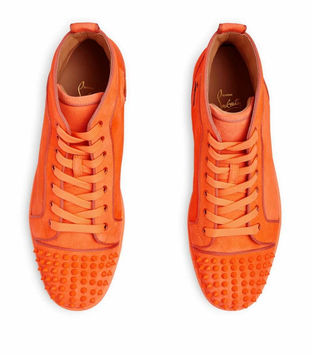 Christian Louboutin Lou Spikes Orlato Suede High-Top Sneakers O214 3 Christian Louboutin Lou Spikes Orlato Suede High-Top Sneakers O214 - Image 3