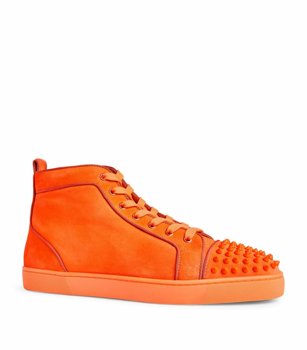 Christian Louboutin Lou Spikes Orlato Suede High-Top Sneakers O214 5 Christian Louboutin Lou Spikes Orlato Suede High-Top Sneakers O214 - Image 5