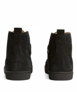 Christian Louboutin Lou Spikes Suede High-Top Sneakers B049 Slip-On Sneakers -Christian Louboutin Online Shop christian louboutin lou spikes suede high top sneakers 16600476 32309273 1000