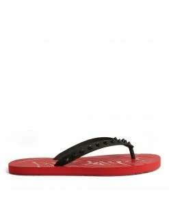 Christian Louboutin Loubi Flip Studded Flip Flops H358
