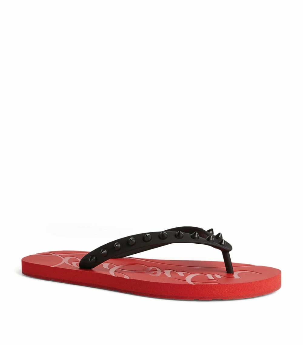 Christian Louboutin Loubi Flip Studded Flip Flops H358 4 Christian Louboutin Loubi Flip Studded Flip Flops H358 - Image 4