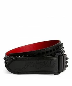 Christian Louboutin Loubi Leather Belt B260 Belts