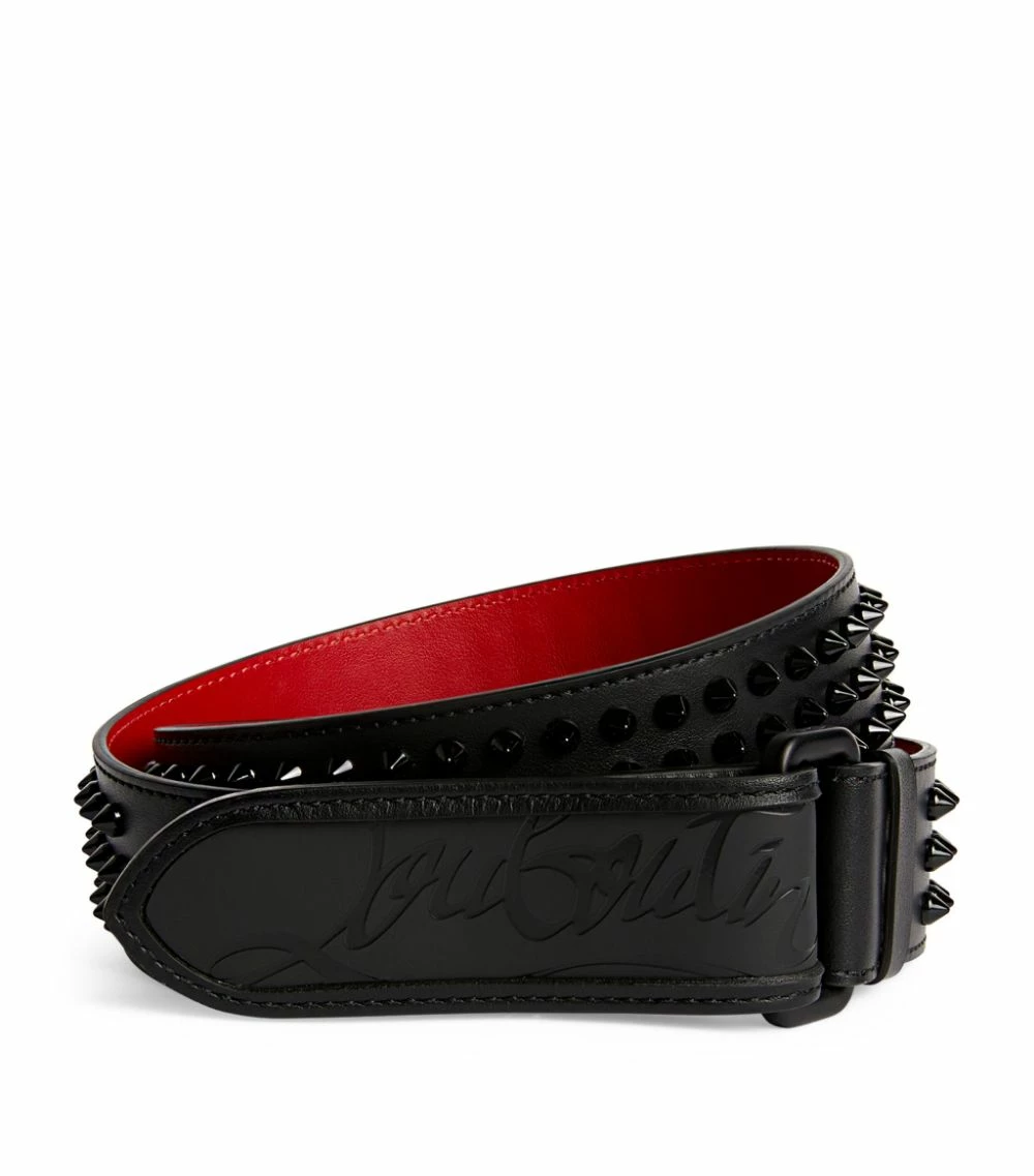 Christian Louboutin Loubi Leather Belt B260 Belts 1 Christian Louboutin Loubi Leather Belt B260 Belts
