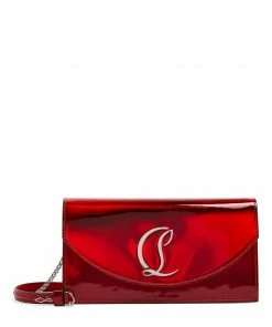 Christian Louboutin Loubi54 Patent Leather Clutch Bag R294 Mini Bags
