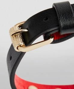 Christian Louboutin Loubilink Leather Bracelet CM6S Bracelets -Christian Louboutin Online Shop christian louboutin loubilink leather bracelet 16585405 32207939 1000
