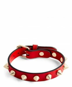 Christian Louboutin Loubilink Leather Bracelet R258 Charms