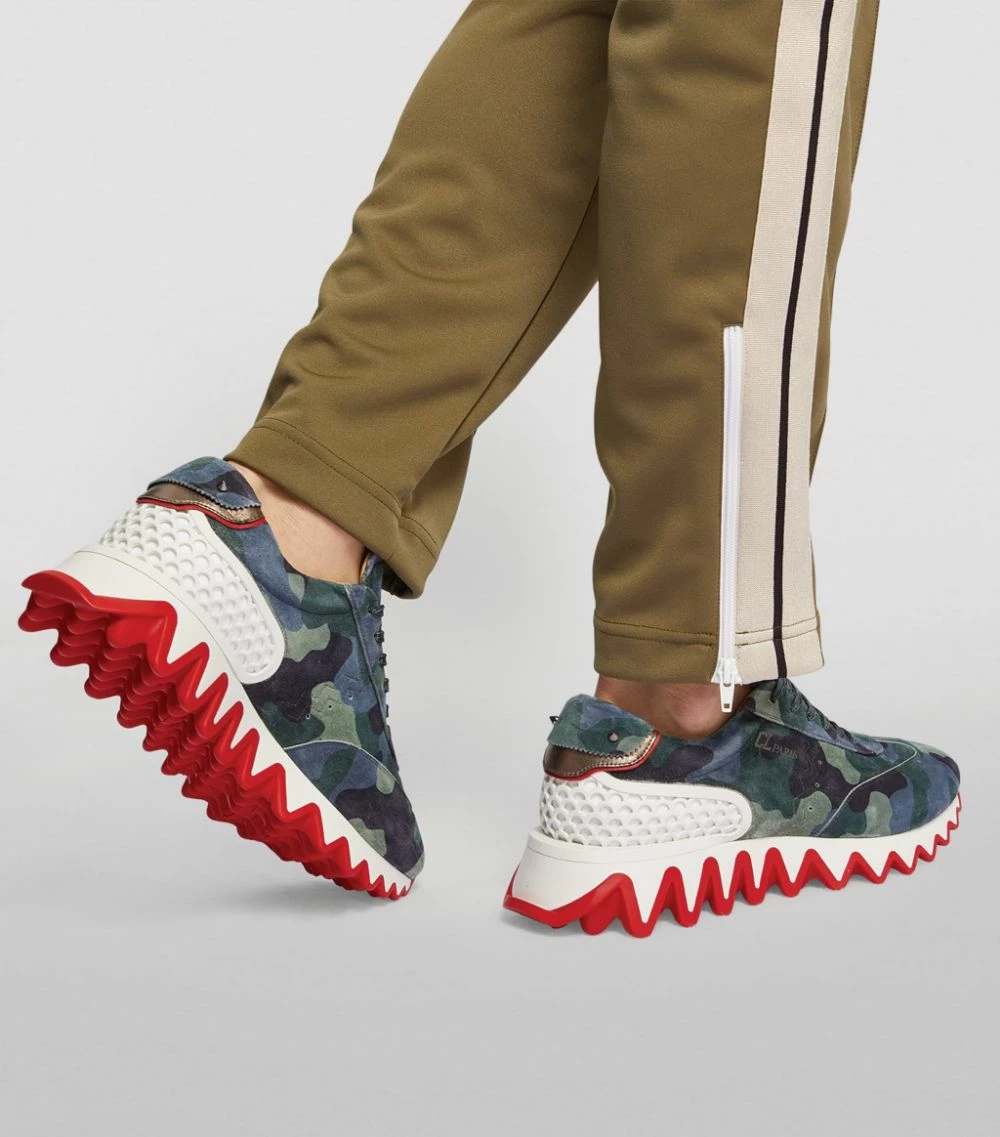 Christian Louboutin Loubishark Camo Sneakers M024 Low-Top Sneakers 2 Christian Louboutin Loubishark Camo Sneakers M024 Low-Top Sneakers - Image 2