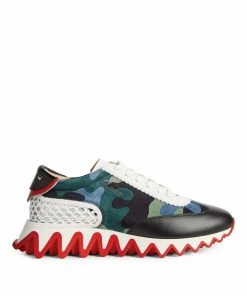 Christian Louboutin Loubishark Donna Suede Sneakers CMA3 Low-Top Sneakers